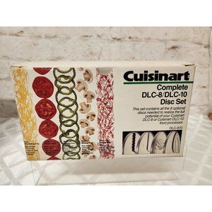 Cuisinart DLC-870 Complete 8 Blade Disc Set For DLC-8 DLC-10 Food Processor